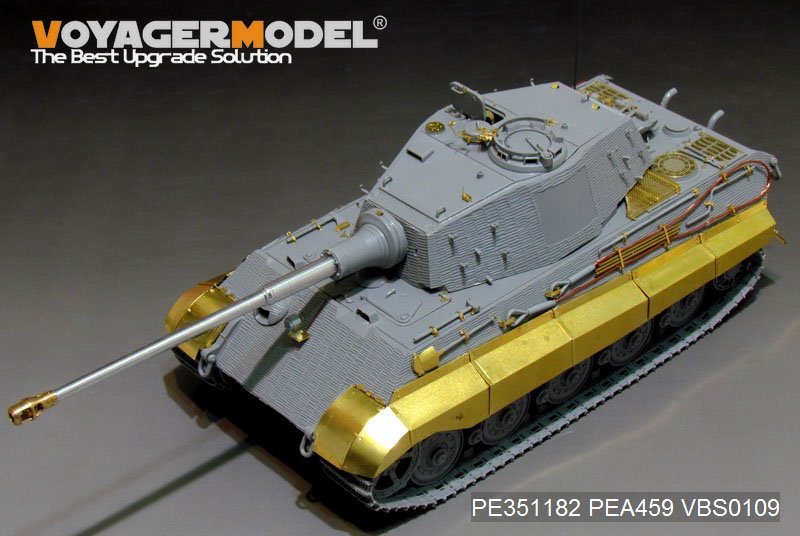 Voyager Model PE351182 WWII German King Tiger (Hensehel Turret)（For DRAGON/ZVEZDA kit） 1/35 – immagine 11