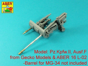 Aber 16L-23 Lufa do działka 2cm Kw.K. 30 do niemieckich czołgów Panzer II Sd.Kfz.121 / Barrel for 2 cm Kw.K. 30 for German Light Tanks Pz.Kpfw. II, Ausf. A-F (Sd.Kfz.121) 1/16 – Bild 5