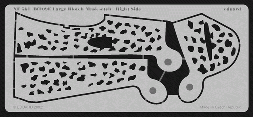 Eduard XF561 Bf 109E Large Blotch mask-etch 1/48 – Bild 2