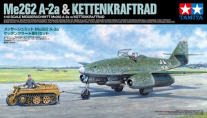 Tamiya 25215 MESSERSCHMITT ME262 A-2A W/Kettenkraftrad 1/48 – immagine 2