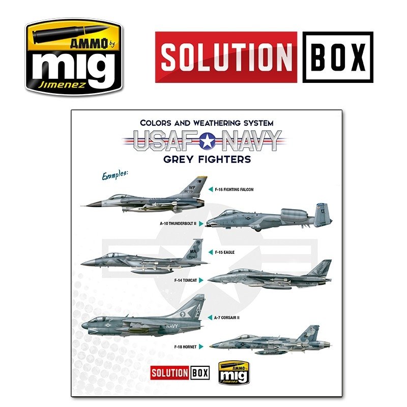 AMMO of Mig Jimenez 7709 USAF NAVY GRAY FIGHTERS SOLUTION BOX – image 3