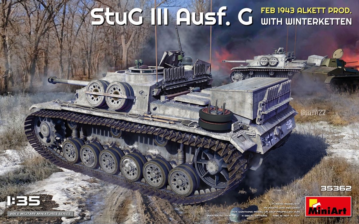 Mini Art 35362 StuG III Ausf. G FÉVRIER 1943 ALKETT PROD. AVEC KETTEN D&amp;#39;HIVER 1/35