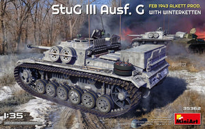 Mini Art 35362 StuG III Ausf. G FÉVRIER 1943 ALKETT PROD. AVEC KETTEN D&amp;#39;HIVER 1/35