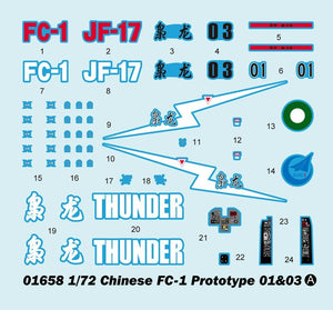 Trumpeter 01658 Chinese FC-1 Fierce Dragon (01/03 Prototype) 1/72 – Bild 9