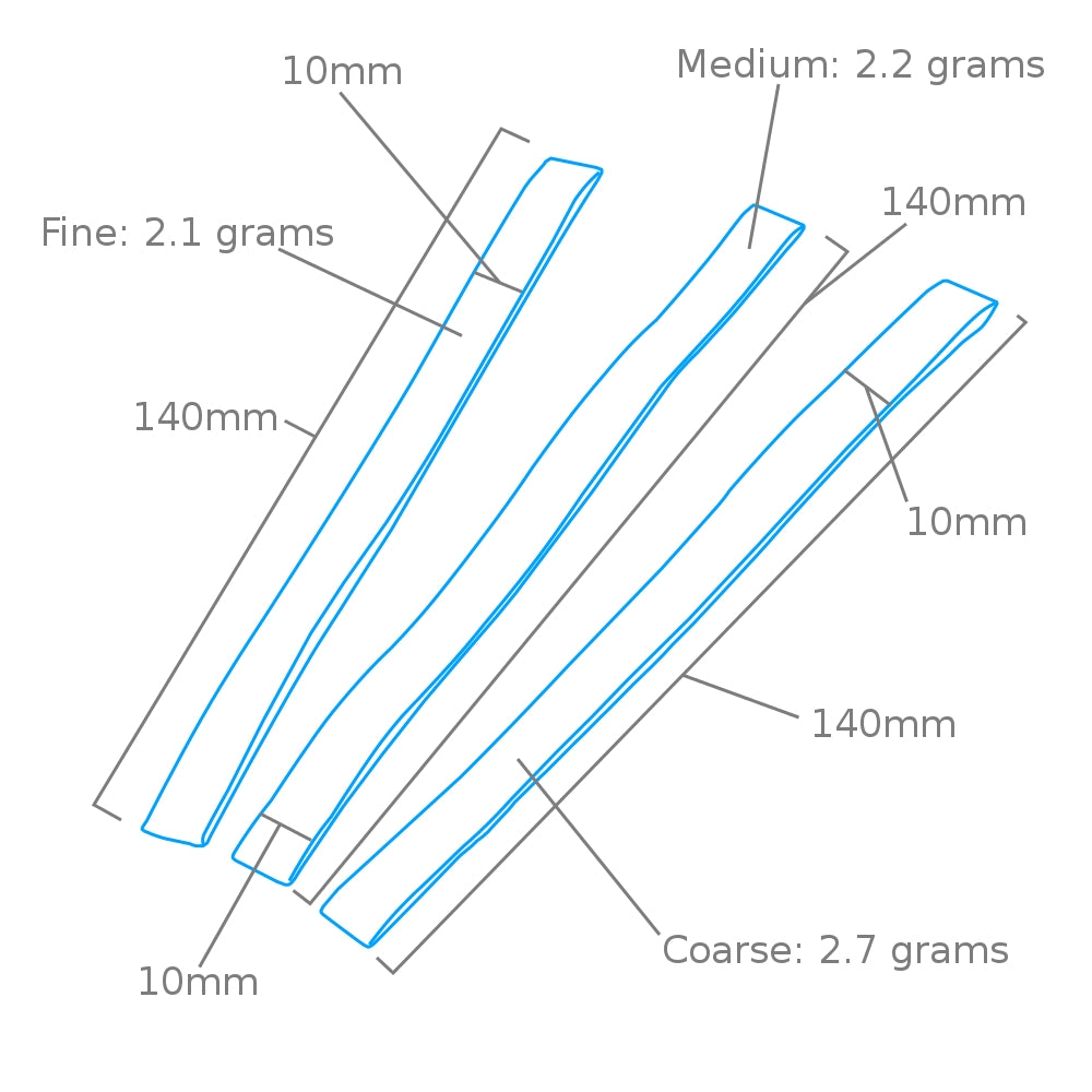 Modelcraft PFL6010-B Sanding Bands (10mm) x 3 – Bild 2