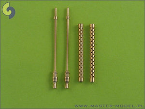 Master AM-24-002 German aircraft machine gun MG 17 barrels (2pcs) 1/24