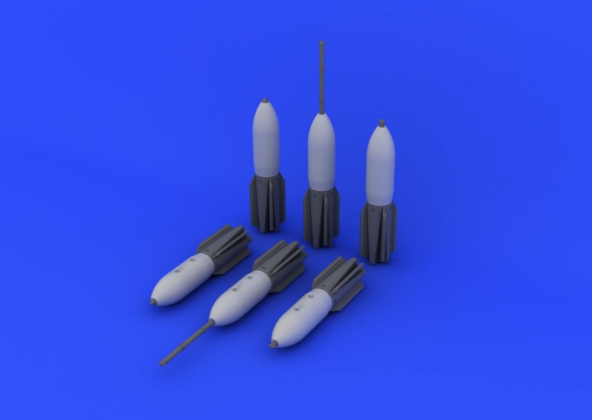 Eduard 672059 M117 bombs w/ airbrake 1/72 – imagen 2