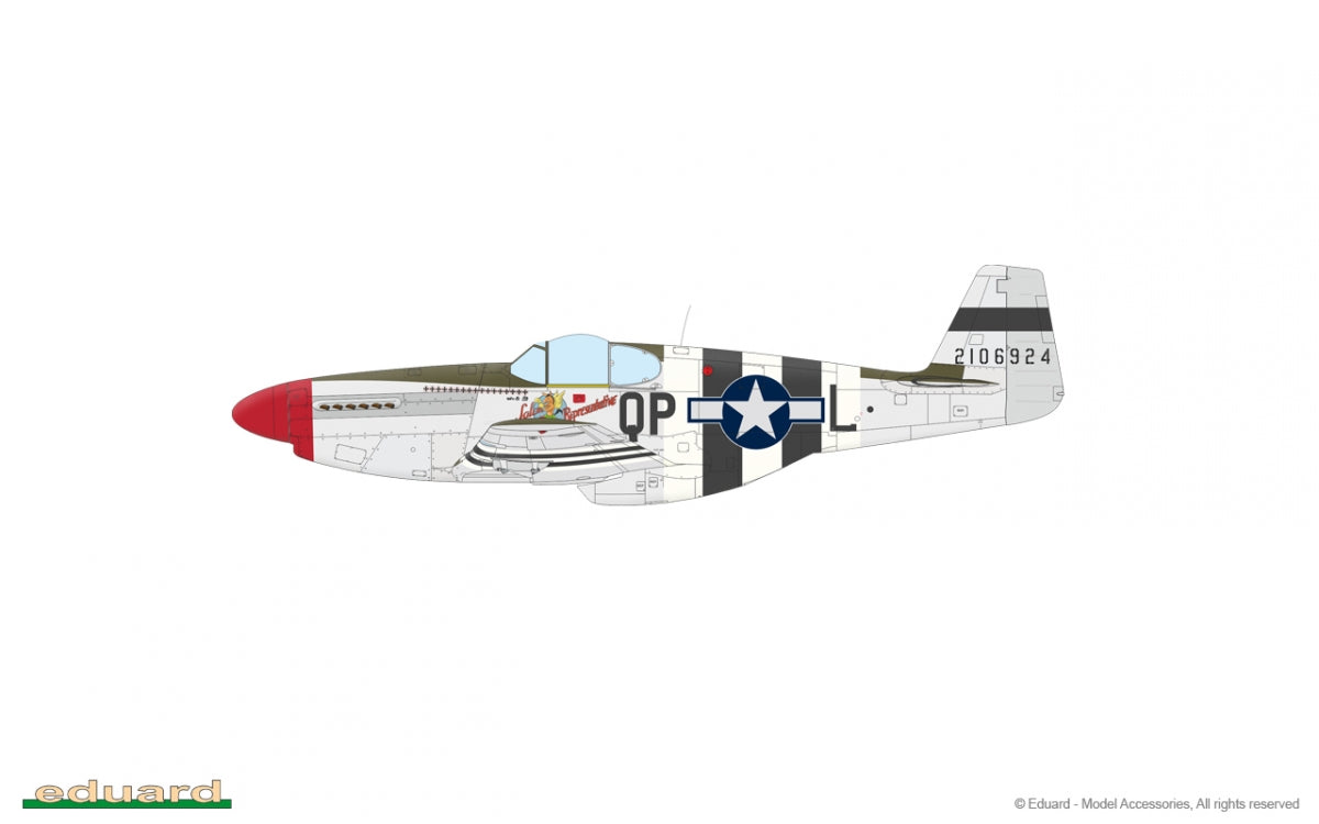 Eduard 11181 OVERLORD: D-DAY MUSTANGS / P-51B MUSTANG DUAL COMBO 1/48 – immagine 8
