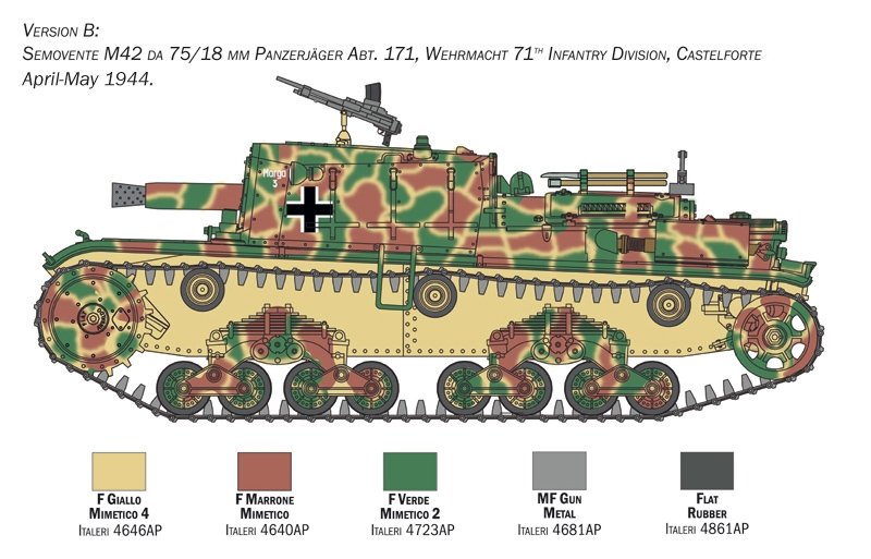 Italeri 6569 SEMOVENTE M42 de 75/18 1/35 – image 11