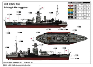 Trumpeter 05336 HMS Abercrombie Monitor 1/350 – Bild 3