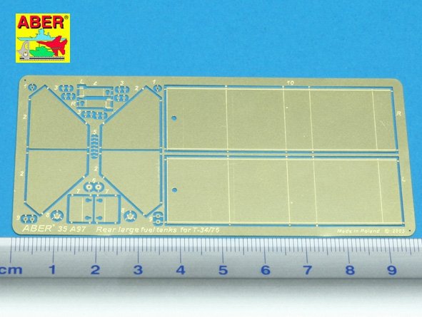 Aber 35A097 Rear large fuel tanks for T-34/76 1/35 – zdjęcie 2