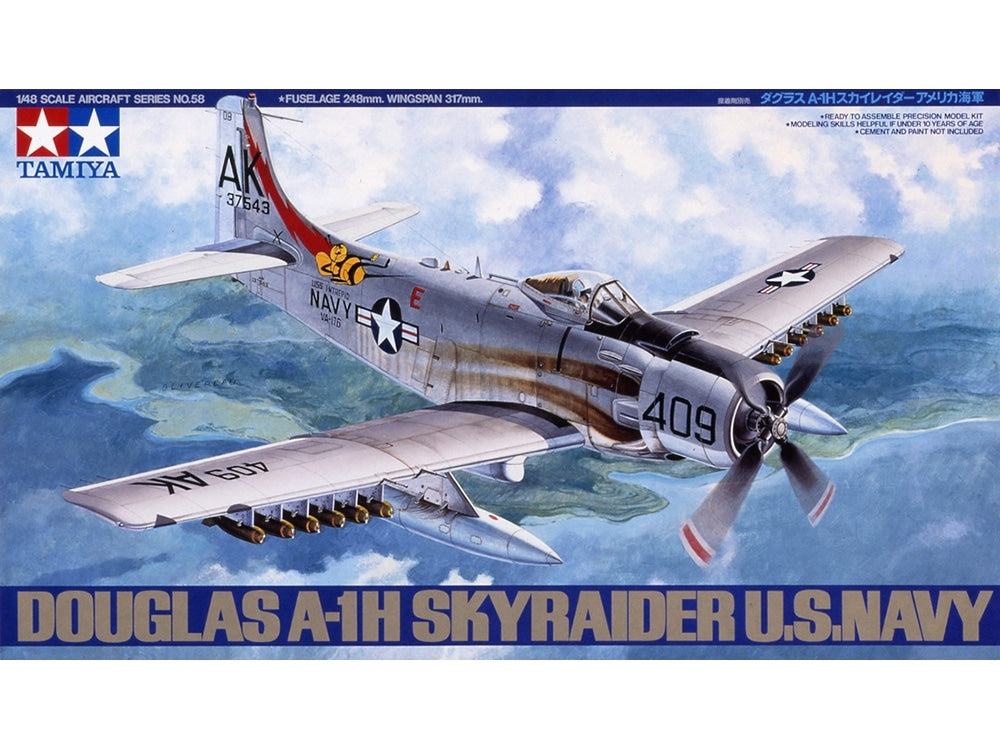 Tamiya 61058 Douglas A-1H Skyraider US Navy 1/48 – image 2