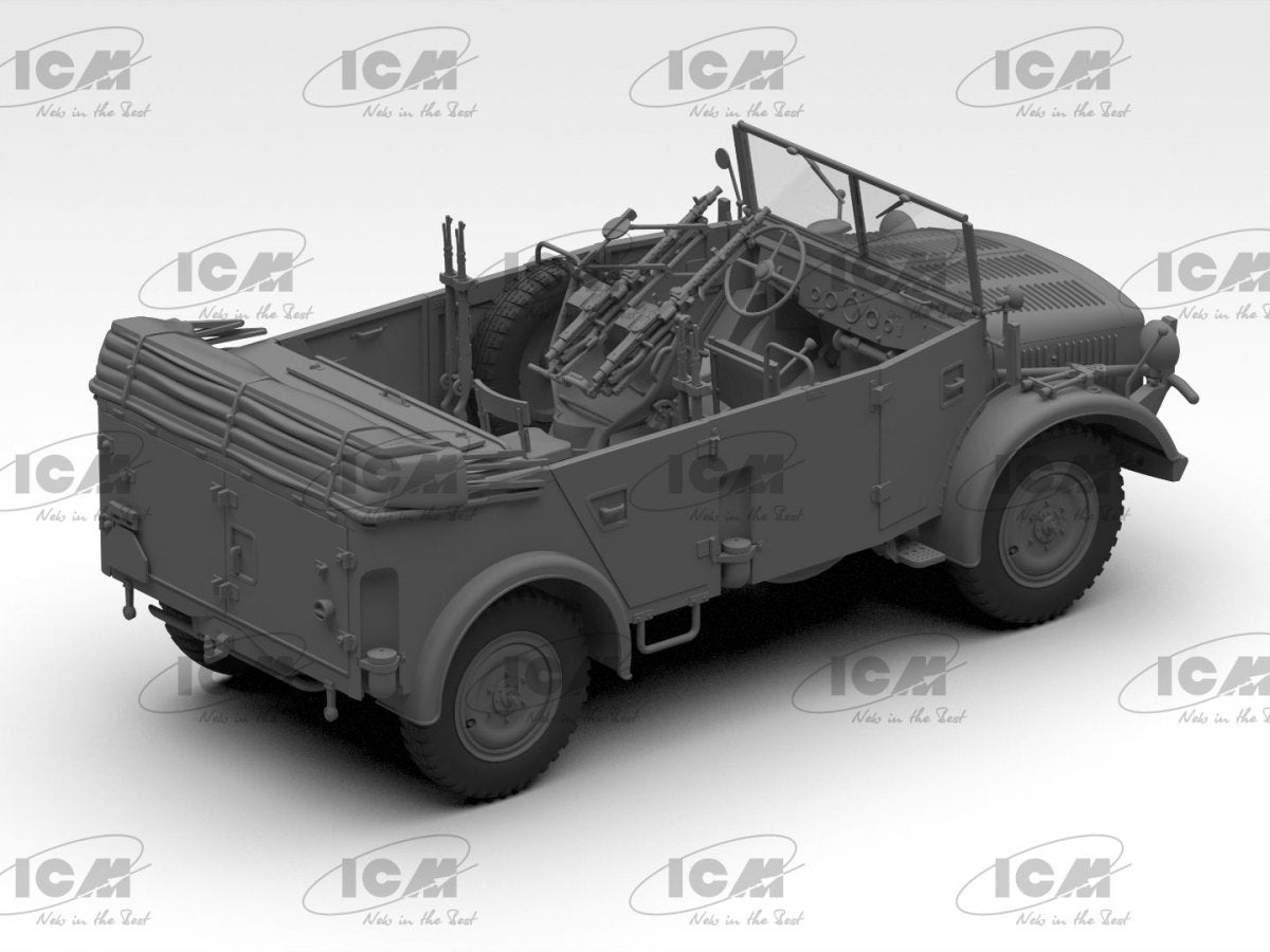 ICM 35503 sEPkw Kfz.70 with Zwillingssockel 36 WWII German military vehicle 1/35 – image 4