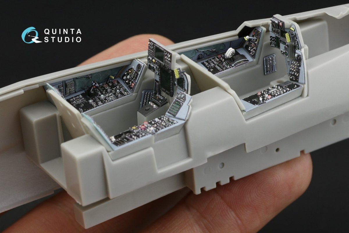 Quinta Studio QD48180 F-14D 3D-Printed &amp;amp; coloured Interior on decal paper (Hasegawa) 1/48 – zdjęcie 4