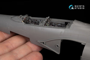 Quinta Studio QD+48387 F-4E early with slatted wing 3D-Printed &amp;amp; coloured Interior on decal paper (Meng) (with 3D-printed resin parts) 1/48 – zdjęcie 13