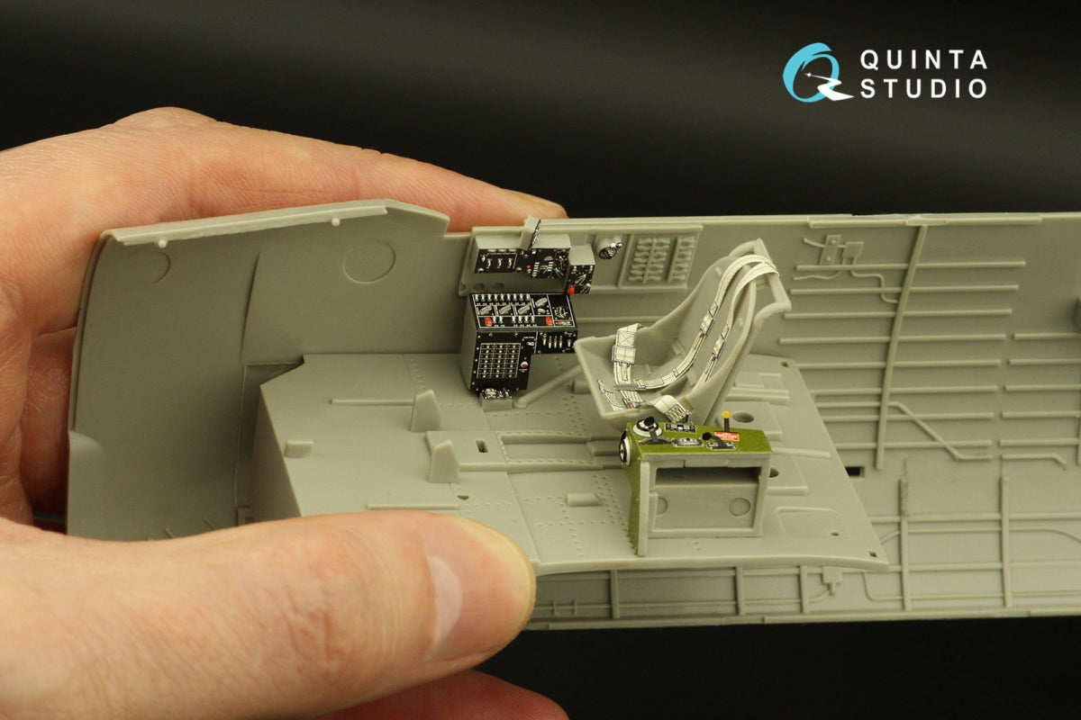 Quinta Studio QD32178 TBM-3 Avenger 3D-Printed coloured Interior on decal paper (Trumpeter) 1/32 – immagine 12