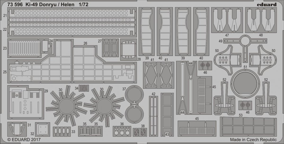 Eduard 73596 Ki-49 Donryu / Helen HASEGAWA 1/72 – immagine 2
