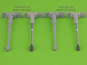 Master GM-72-021 PzKpfw VI Tiger I - MG-34 gun barrels &amp;amp; 88mm KwK36 L/56 with early muzzle break and standard gun mantlet 1/72 – Bild 4
