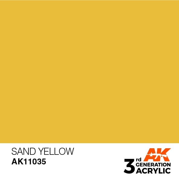 AK Interactive AK11035 Jaune sable 17 ml