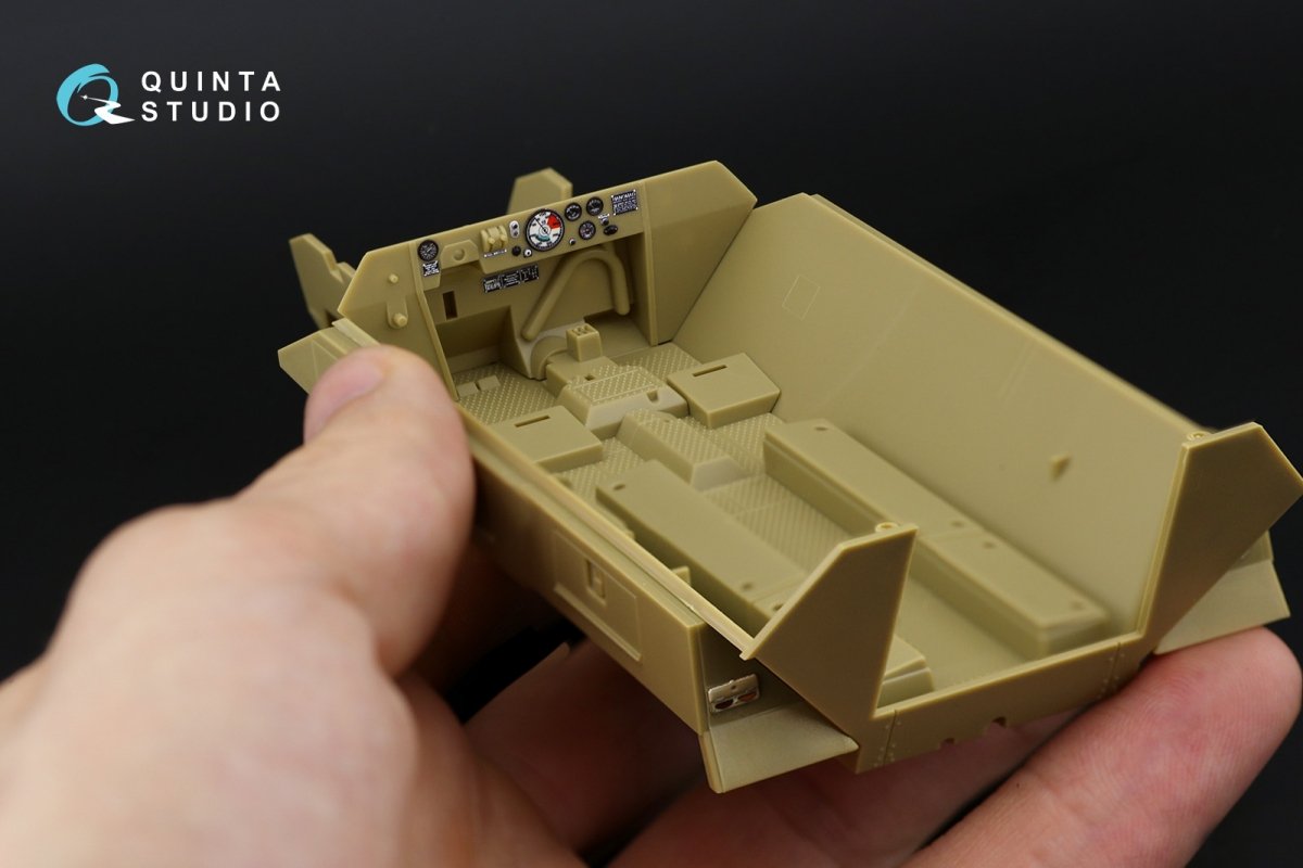 Quinta Studio QD35050 SD.KFZ.251 Family 3D-Printed &amp;amp; coloured Interior on decal paper ( Tamiya ) 1/35 – imagen 4