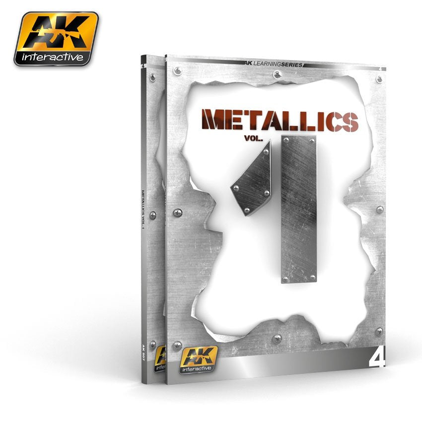 AK Interactive AK507 METALLICS VOL.1. SÉRIE D'APPRENTISSAGE 04