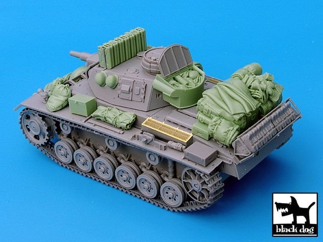 Black Dog T35030 Pz.Kpfw.III Ausf.N accessories set 1/35 – immagine 4
