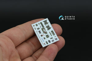 Quinta Studio QD48610 A6M5 Zero (Nakajima Production) 3D-Printed &amp;amp; colored Interior on decal paper (Eduard) 1/48 – image 9