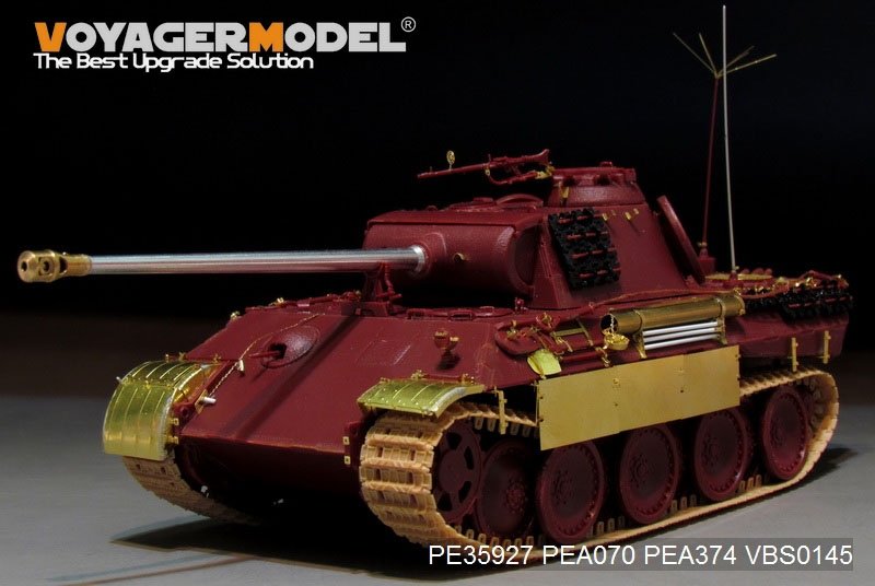 Maquette Voyager PE35927 Panther A allemand de la Seconde Guerre mondiale, version tardive, pour MENG TS-035, échelle 1/35  – image 14