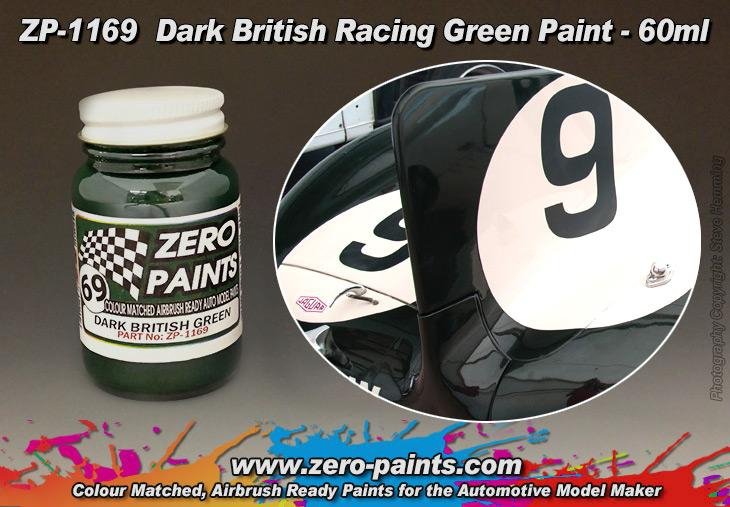 Zero Paints ZP-1169 Dark British Racing Green Paint 60ml