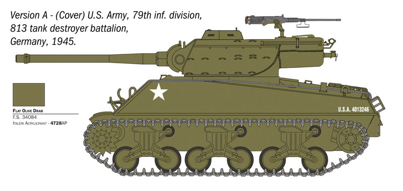 Italeri 96538 M36B1 90mm GMC 1/35 – Bild 4