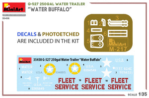 MiniArt 35458 G-527 250GAL WATER TRAILER “WATER BUFFALO” 1/35 – imagen 2