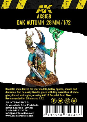 AK Interactive AK8158 OAK AUTUMN LEAVES 28MM 1/72 – Bild 3
