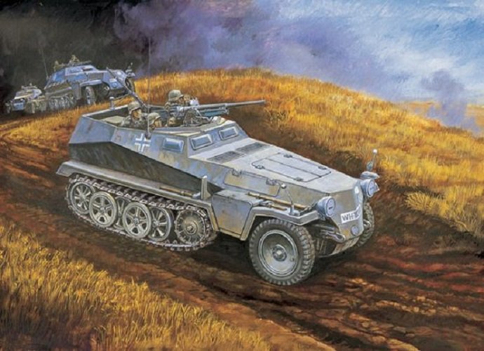 Dragon 6139 SD. Kfz. 250/10 po/3,7 cm PAK (1/35)