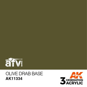 AK Interactive AK11334 Base vert olive 17 ml