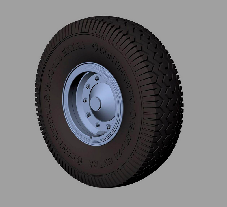 Panzer Art RE35-589 Faun L900 Road wheels (Continental) 1/35 – Bild 2