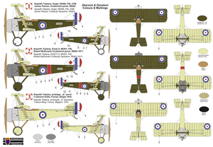 Kovozavody Prostejov KPM0338 Sopwith Triplane „RNAS“ 1/72 – zdjęcie 2