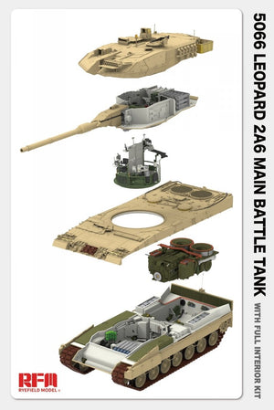 Rye Field Model 5066 Leopard 2 A6 - FULL INITERIOR 1/35 – Bild 6