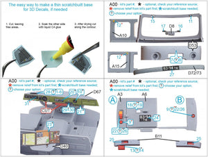 Quinta Studio QD35040 UAZ-452 3D-Printed &amp;amp; coloured Interior on decal paper (Zvezda) 1/35 – Bild 8