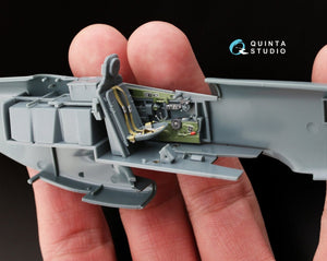 Quinta Studio QD48065 P-51D (Early) 3D-Printed &amp;amp; coloured Interior on decal paper (for Eduard kit) 1/48 – imagen 4