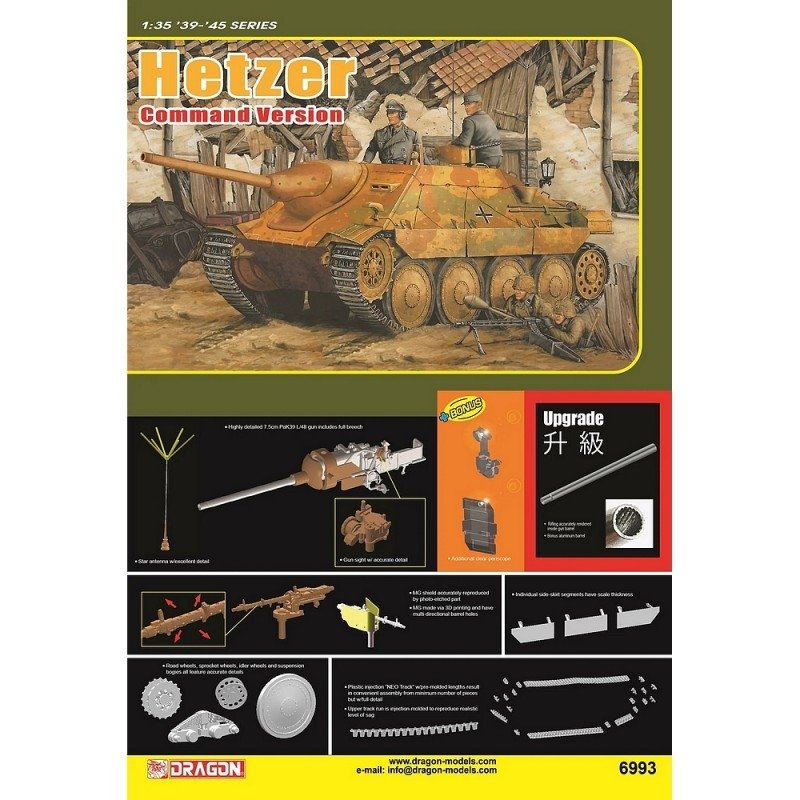 Dragon 6993 Hetzer Command Version 1/35 – image 2