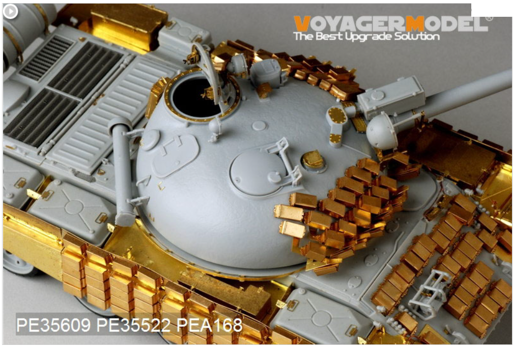 Voyager Model PE35609 Modern Russian T-62 ERA Medium Tank Mod.1962 Basic For TRUMPETER 01555 1/35 – immagine 3