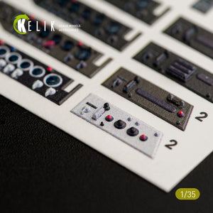 KELIK K35008 UNIMOG 404 INTERIOR 3D DECALS FOR ICM KIT 1/35 – Bild 5