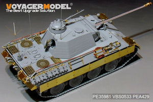 Maquette Voyager PE35981 Char Panther A allemand de la Seconde Guerre mondiale (modèle de base) pour TAKOM au 1/35 – image 9
