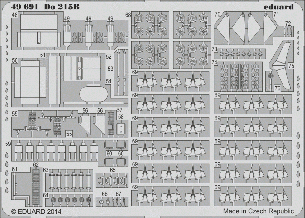 Eduard 49691 Do 215B S. A. ICM 1/48 – imagen 2