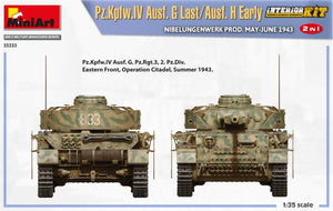 MiniArt 35333 Pz.Kpfw.IV Ausf. G Last/Ausf. H Early. NIBELUNGENWERK PROD. MAY-JUNE 1943. 2 IN 1 INTERIOR KIT 1/35 – Bild 9