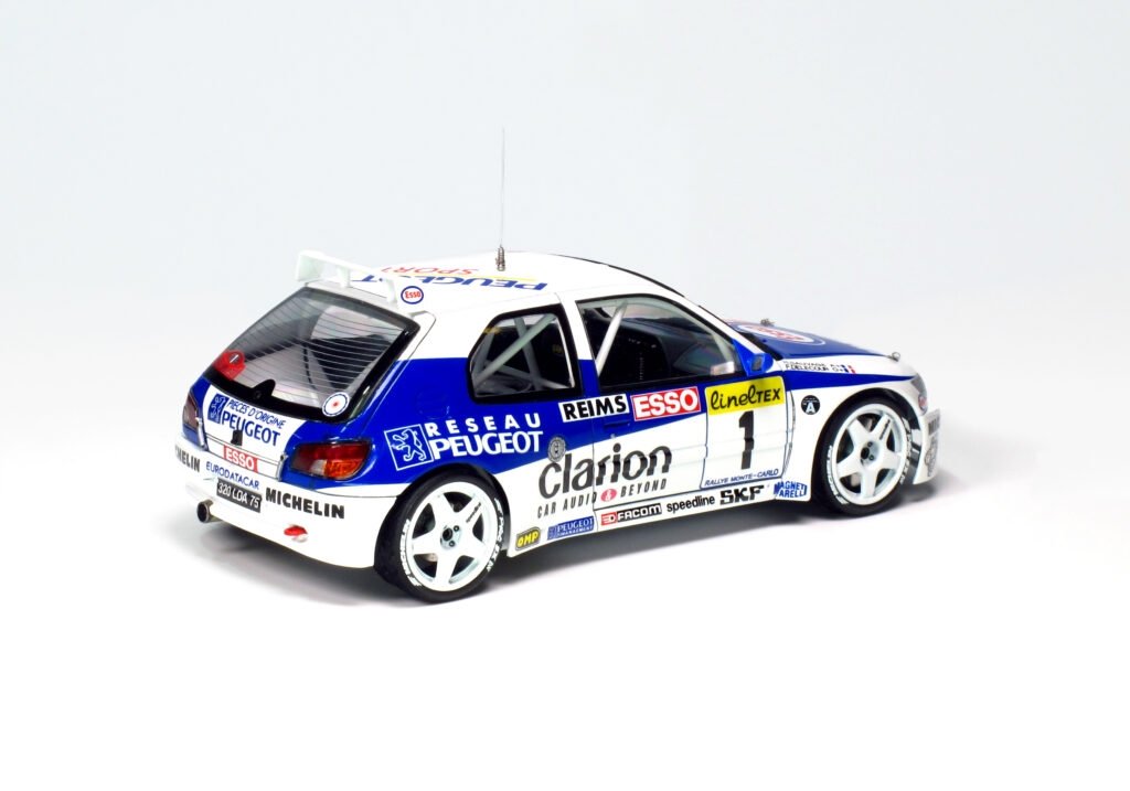 NuNu PN24009 Peugeot 306 MAXi ’96 MONTE CARLO RALLY 1/24 – Bild 3