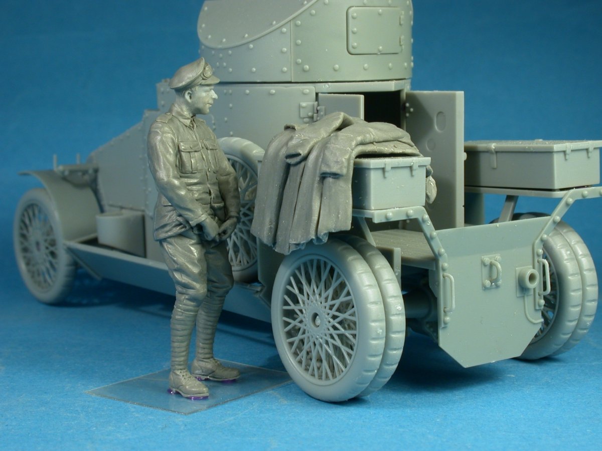 Copper State Models F35-009 British RNAS Armoured Car Division Petty Officer Relief 1/35 – Bild 2