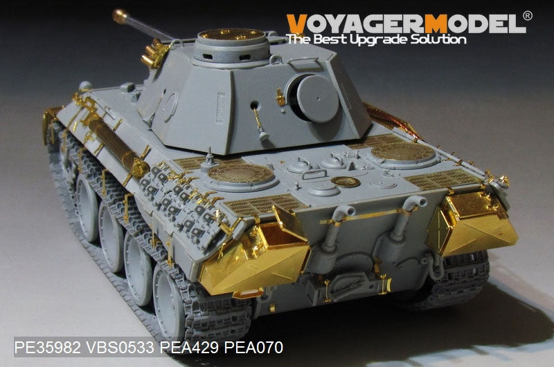 Voyager Model PE35982 WWII German Panther D Tank Early version Basic For TAKOM 2103 1/35 – Bild 9