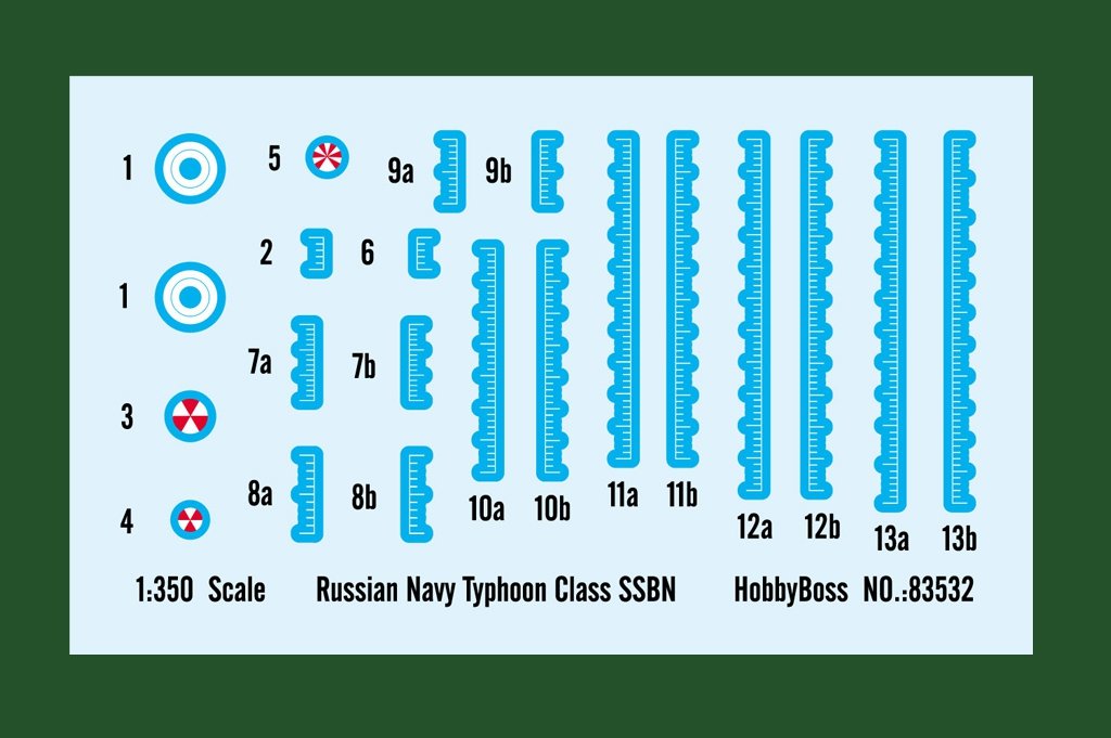 Hobby Boss 83532 Russian Navy Typhoon Class SSBN 1/350 – imagen 4