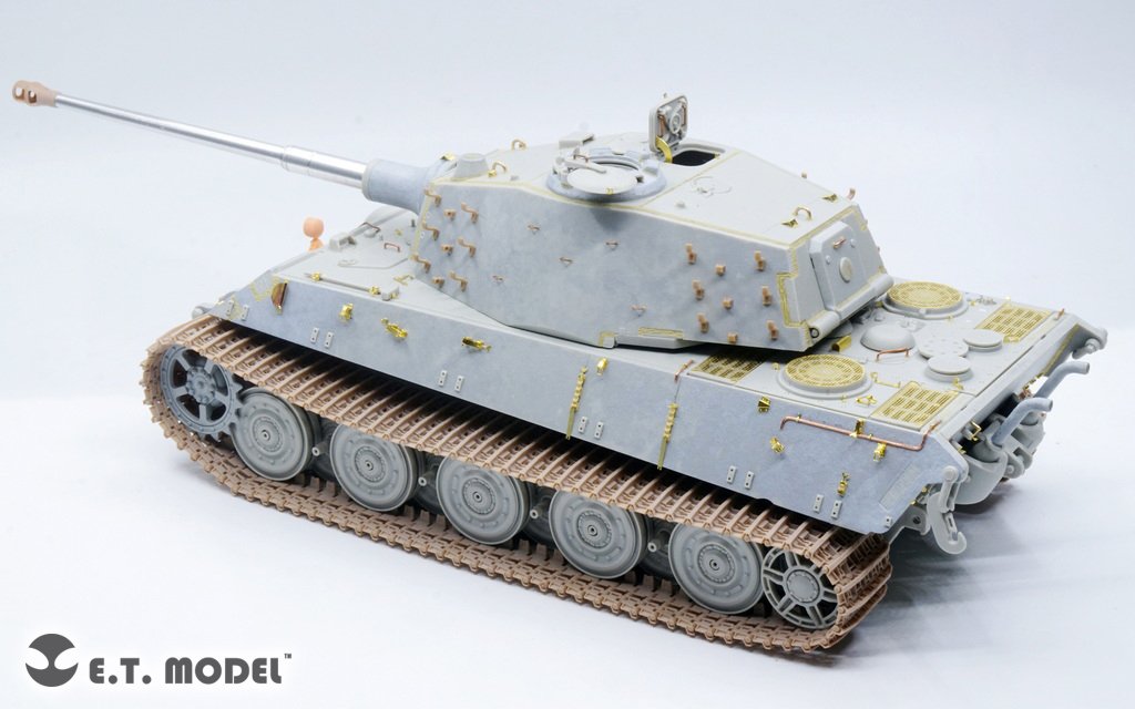 E.T. Model P35-069 WWII German KingTiger Single Workable Track (18 Teeth Late Type) ( 3D Printed ) 1/35 – imagen 8